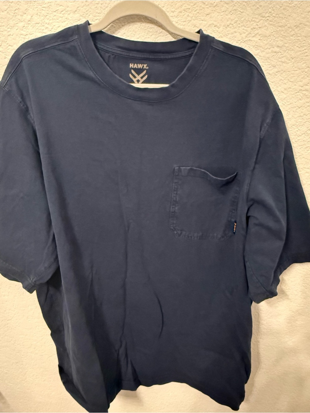 HAWX Work Gear 2XLT Navy Pocket T Shirt Men’s Tall Workwear
